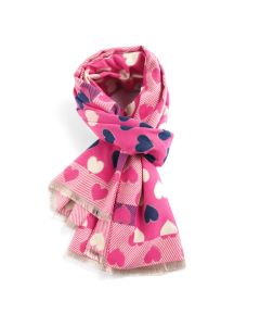 24302 Hearts Scarf