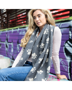 B018 Red Cuckoo Terry Paw Prints