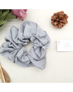 HA1012 Silver Sparkle Scrunchie