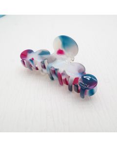 HC1001 Pink Blue Hair Claw Clip