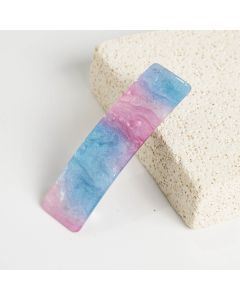 HC1165 Rectangle Purple Hair Clip