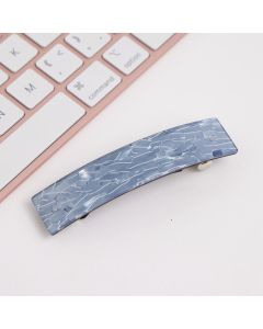 HC1168 Rectangle Silver Hair Clip