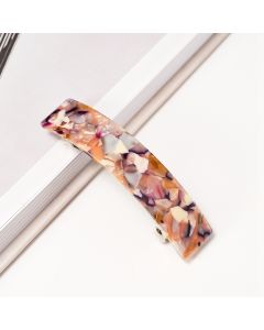 HC1171 Rectangle Pink Purple Hair Clip