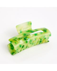 HC1232 Rectangle Lime Hair Claw Clip