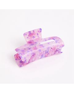 HC1233 Rectangle Purple Hair Claw Clip