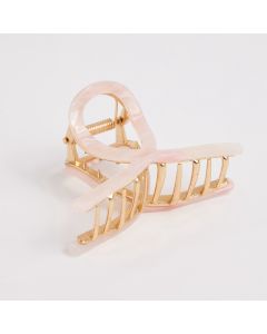 HC1240 Twist Pink Hair Claw Clip