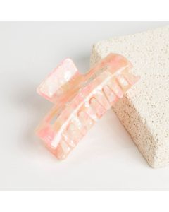 HC1255 Rectangle Pink Hair Claw