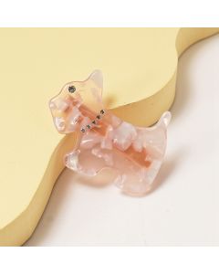 HC1350 Dog Pink Hair Clip
