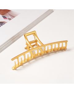 HC1365 Gold Steel Hair Claw Clip