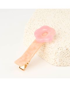 HC1372 Little Flower Pink Hair Clip