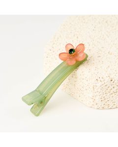 HC1380 Sparkle  Pink Mint Hair Clip