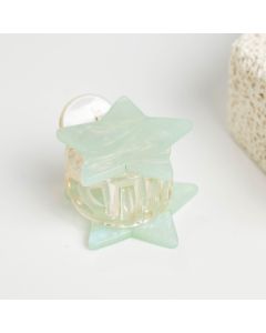 HC1391 Star Blue Hair Claw Clip