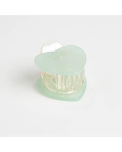 HC1394 Heart Blue Hair Claw Clip