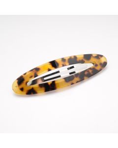 HC1492 Oval Hair Clip Tortoiseshell