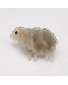 HC1502 Sheep Hair Clip Grey