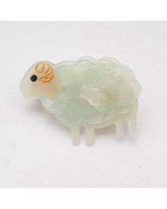 HC1504 Sheep Hair Clip Mint