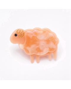 HC1505 Sheep Hair Clip Peach