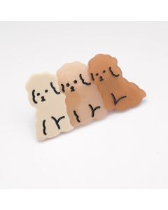 HC1524 Dogs Hair Clip Coffee