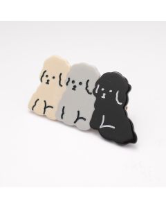 HC1525 Dogs Hair Clip Black