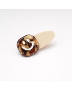 HC1538 Smile Hair Clip Brown