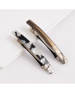 HD1039 Black Brown Hair Clips Pack Of 2