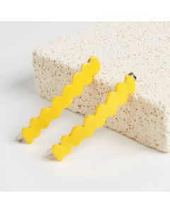 HD1059 Wave Clips Twin Pack Yellow
