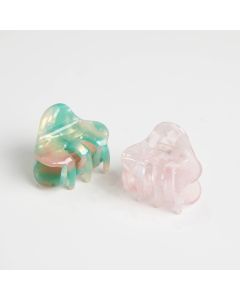 HD1083 Pink Purple Hair Claws Pack Of 2
