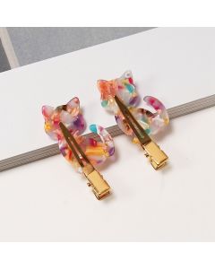 HD1084 Cat Hair Clips Twin Pack Multi