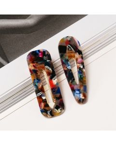 HD1093 Hair Clips Twin Pack Dark Multi