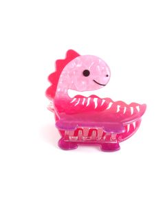 HH0070 Stegosaurus Hair Claw Clip Pink