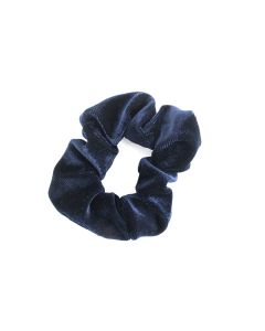 HH0133 Velvet Scrunchie Navy