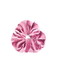 HH0138 Velvet Scrunchie Pink Large