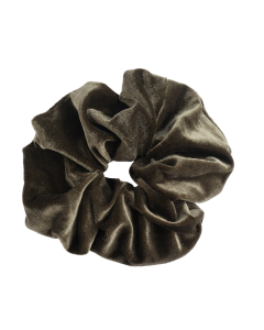 HH0141  Velvet Scrunchie Green Large