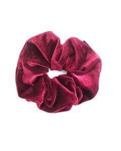 HH0143 Velvet Scrunchie Red Large