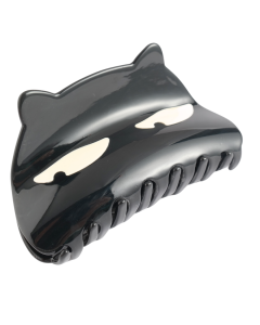 HH0148 Black Cat Face Hair Claw Clip