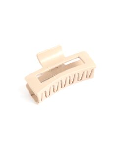 HH0180 Rectangle Hair Claw Clip Cream