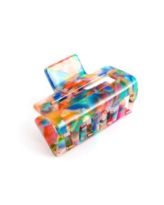 HH0185 Mini Rectangle Hair Claw Clip Multi