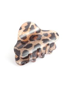 HH0189 Oval Hair Claw Clip Leopard