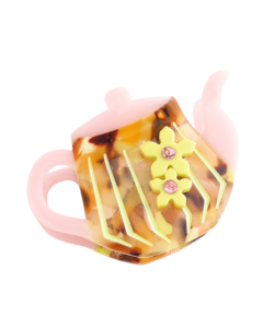 HH0258 Teapot Hair Claw  Pink
