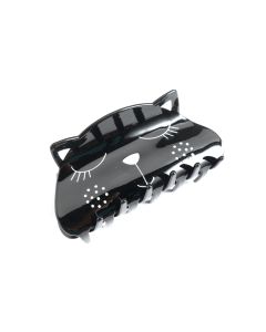 HH0309 Cat Face Hair Claw Black