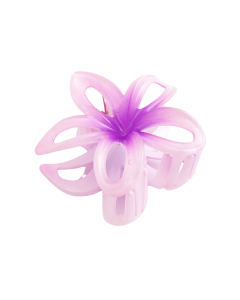 HH0318 Flower Hair Claw Purple