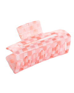 HH0416 Squares Claw Clip Pink