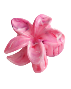 HH0520 Flower Hair Claw Clip Hot Pink
