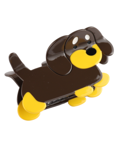 HH0642 Dog Hair Claw Clip Brown