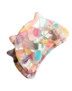 HH0682 Cat Face Multi Hair Claw Clip