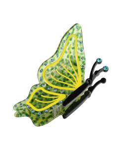 HH0725 Butterfly Hair Claw Clip Green