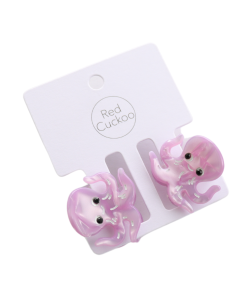 HH0758 Octopus Hair Claw Clip Twin Pack Purple