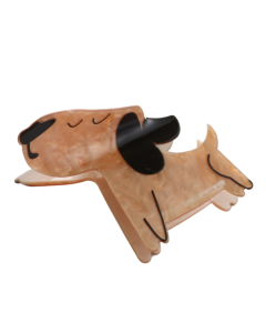 HH0787 Brown Dog Hair Claw Clip