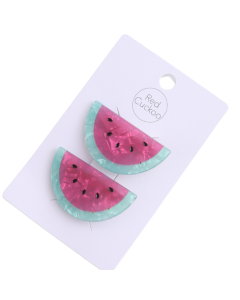 HH0990 Watermelon Hair Clips Twin Pack