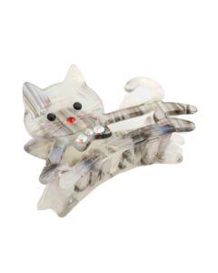 HH1327 Cat Hair Claw Clip Grey